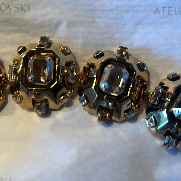 Lanvin Atelier Swarovski Gold Bracelet. - Picture 11 of 16
